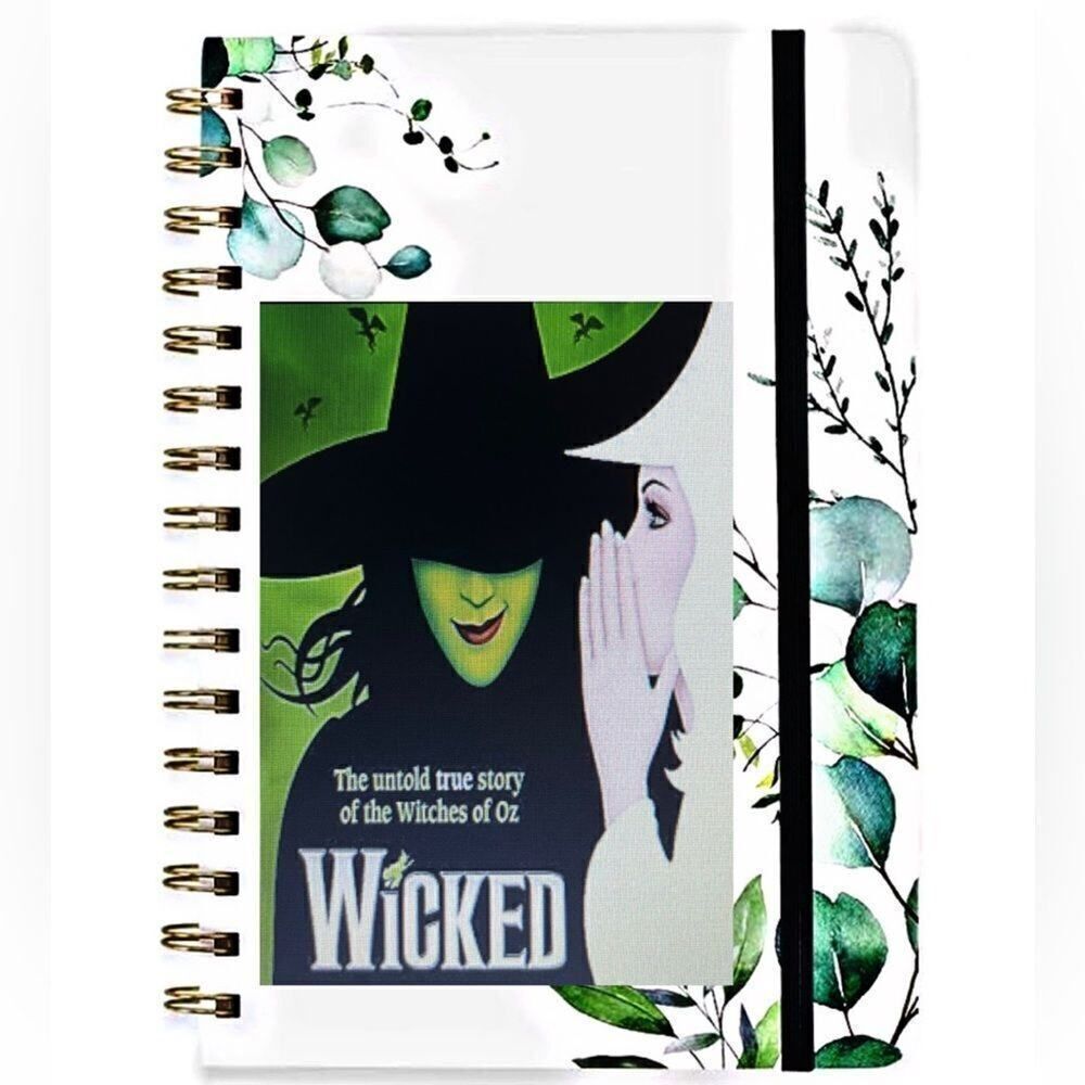 *30off3* NWT. 🎶 Wicked Journal/Notebook. Gift for Her/Him. Back to school gift.